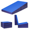 Gymnastic Wedge Mat Cheese Wedge Incline Mat Folding & Non-Folding Tumbling Mat for Home Exercise Adult Kids Play