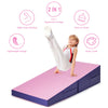 Tumbling Mat Folding Gymnastics Wedge Mat Incline Cheese Mat for Home Exercise Kids Play