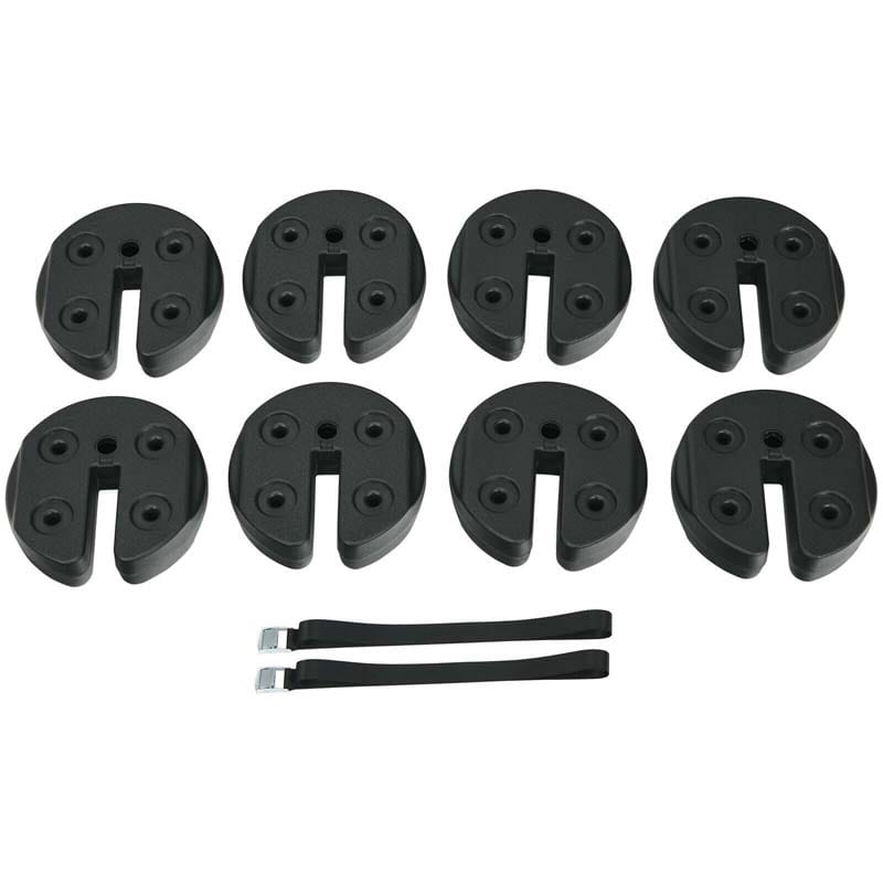 8Pcs 40Lbs Canopy Weights Water Filled Weight Plates for Shade Umbrella