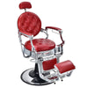 Vintage Barber Chair 360° Swivel Reclining Hair Salon Chair Height Adjustable Hairdressing Chair Styling Chair