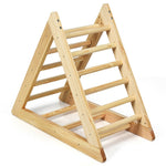 Wooden Climbing Triangle Ladder Toddler Pikler Triangle Climber Play Equipment for Indoor