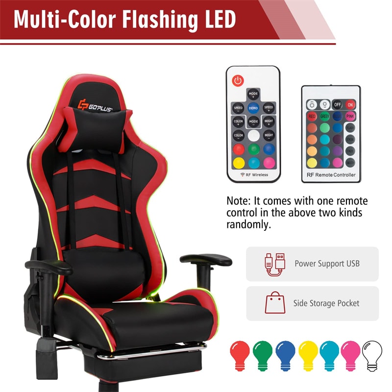 Ergonomic High Back Massage Gaming Chair Gaming Recliner with