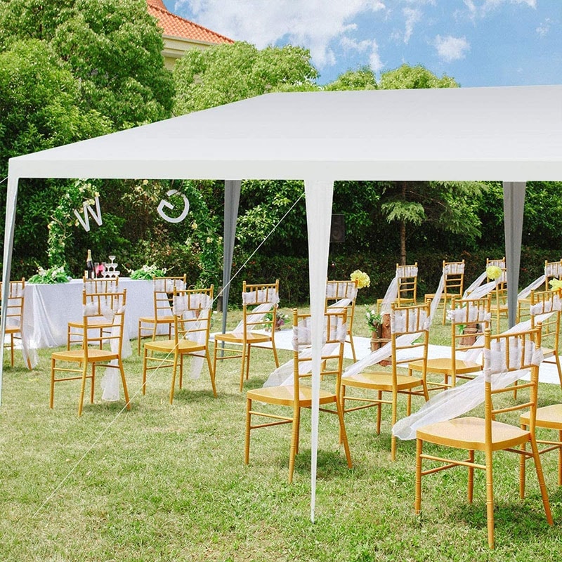 10' x 20' Outdoor Wedding Party Event Tent Waterproof Canopy Tent with Tent Peg & Wind Rope