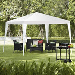 10 x 10 ft Outdoor Wedding Party Canopy Tent for Backyard - Bestoutdor