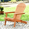 Bestoutdor Wooden Folding Adirondack Chair Patio Lounge Chair