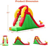 Inflatable Water Slide Bounce House with Climbing Wall and Jumper