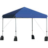 8’ x 8' Outdoor Pop up Canopy Tent Instant Shelter Canopy with Roller Bag & 4 Sand Bags