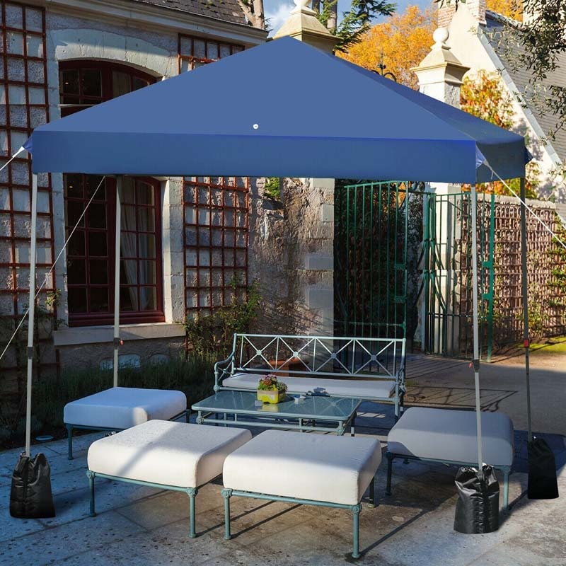 8’ x 8' Outdoor Pop up Canopy Tent Instant Shelter Canopy with Roller Bag