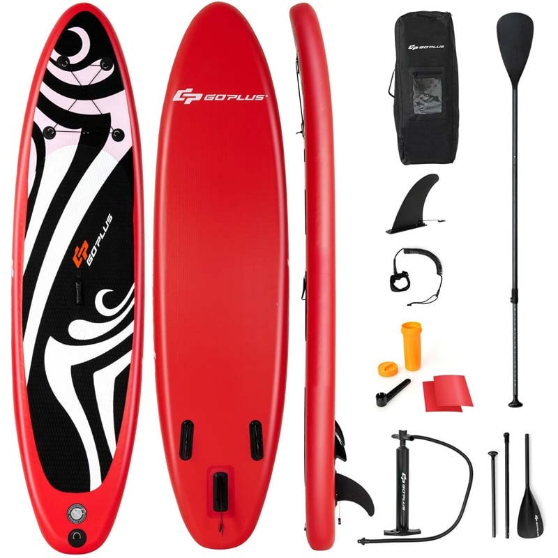 11' Inflatable Surfboard SUP with Adjustable Paddle Fin