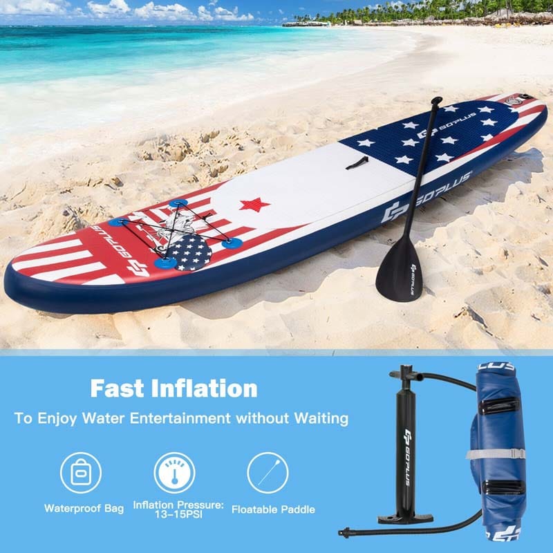 11' Inflatable Stand Up Paddle Board Backpack Sport