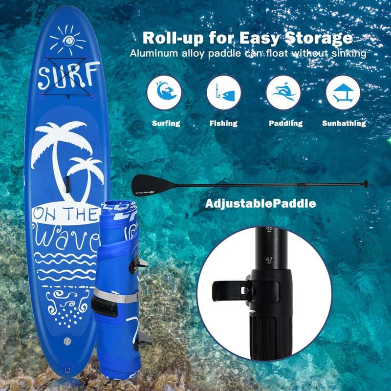 Inflatable & Adjustable Stand Up Paddle Board M - 10'