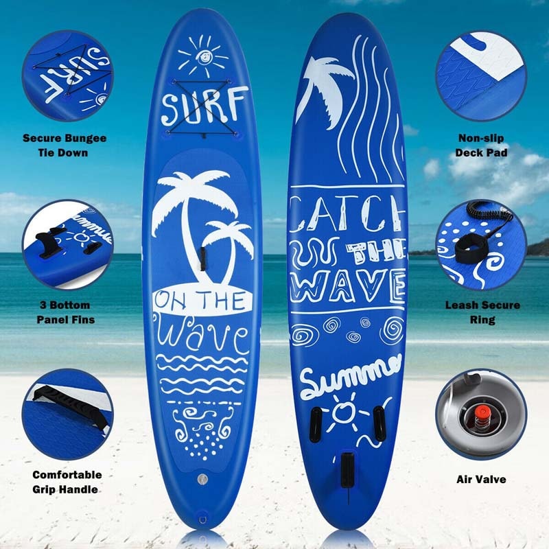 Inflatable & Adjustable Stand Up Paddle Board S - 9.8'