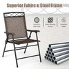 Set of 4 Patio Folding Chairs - Bestoutdor