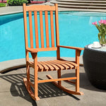 Outdoor Rocking Chair Single Rocker for Patio Deck