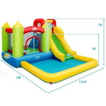 Inflatable Bounce House Water Slide Jump Bouncer - Bestoutdor