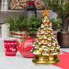 15" Pre-Lit Hand-Painted Ceramic National Christmas Tree