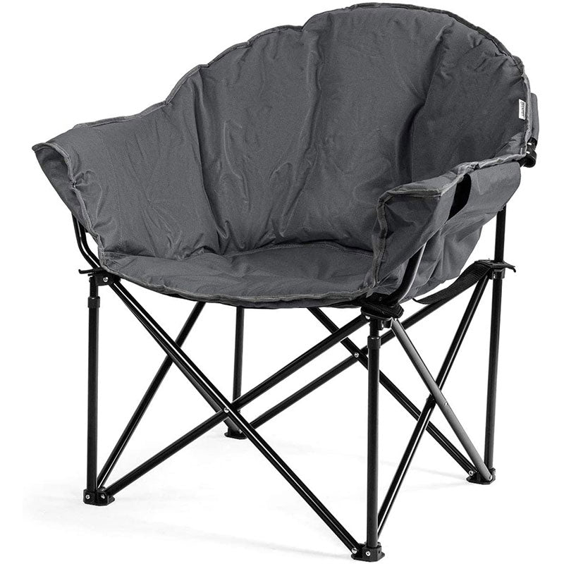 Folding Camping Moon Padded Chair with Carry Bag