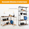 5 Tier Heavy Duty Metal Garage Shelving Unit Adjustable Garage Storage Rack Tool Utility Shelf