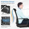 Mid Back Mesh Office Guest Chair Conference Chair with Adjustable Lumbar Support & Upholstered Seat