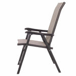 Patio Chairs Folding Sling Back Chairs - Bestoutdor