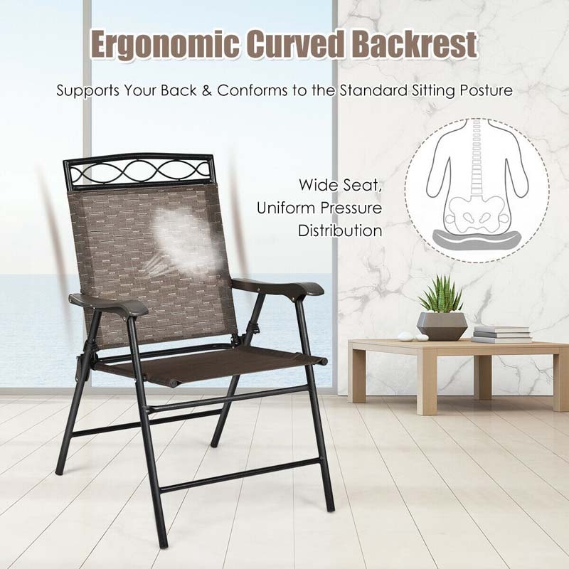 Wide lawn top chairs