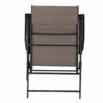 Patio Chairs Folding Sling Back Chairs - Bestoutdor