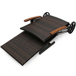 Outdoor Chaise Lounge Chair Rattan Recliner Chair - Bestoutdor