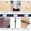 10 Ft Square Offset Hanging Patio Umbrella 360 Degree Tilt - Bestoutdor