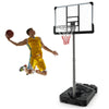Portable Outdoor Basketball Hoop 64’’-79’’ Adjustable Poolside Basketball Goal System with 44" Backboard Wheeled Fillable Base