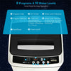 Full Automatic Washing Machine Portable Top Load Washer 2 in 1 Washer Spin Dryer Combo 11Lbs Capacity with LED Display